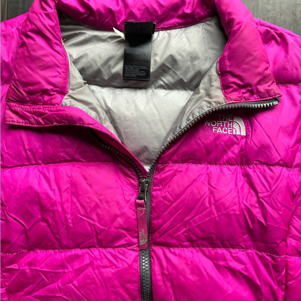The North Face Kids Pink Puffer Jacket - Picture 2 of 6